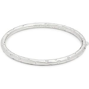 Kate Spade Silvertone & Cubic Zirconia Bangle Bracelet Plated